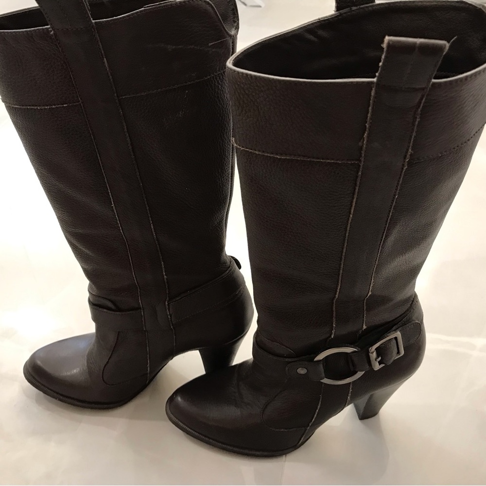 Giani Bernini Dark Brown Heeled Boots